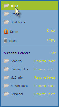 Email-folders