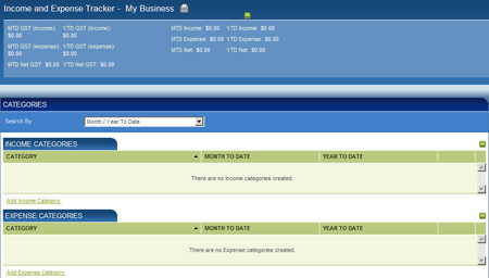 IMAGE: 8i Financial Income and Expense Categories