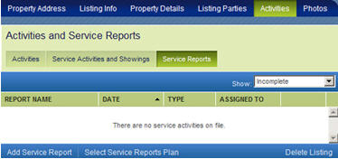 8i Service Report Plans