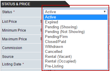 Image - Change Listing Status