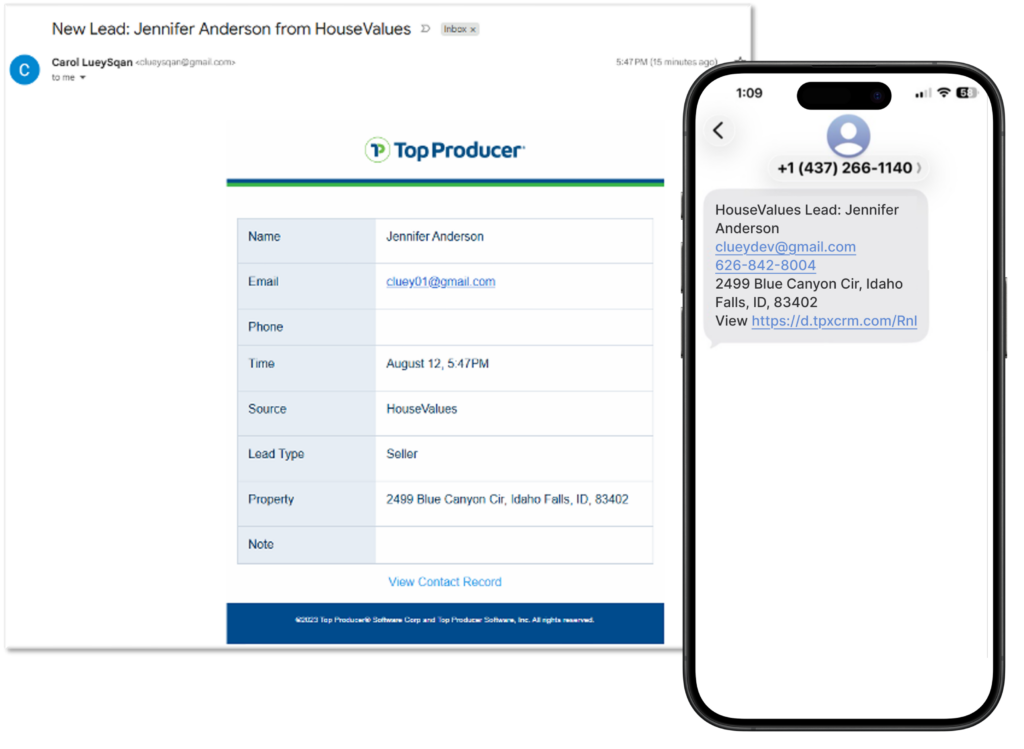 New Lead Notifications